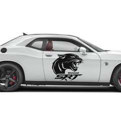 Dodge SRT Tiger Vinyl Decal Sticker – Aggressive Muscle Car Graphic – Fits Challenger, Charger, Durango – 6" to 45" Weatherproof