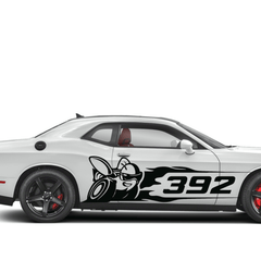 392 Scat Pack Super Bee Vinyl Decal – Dodge Challenger & Charger Sticker – Mopar Muscle Car Graphic