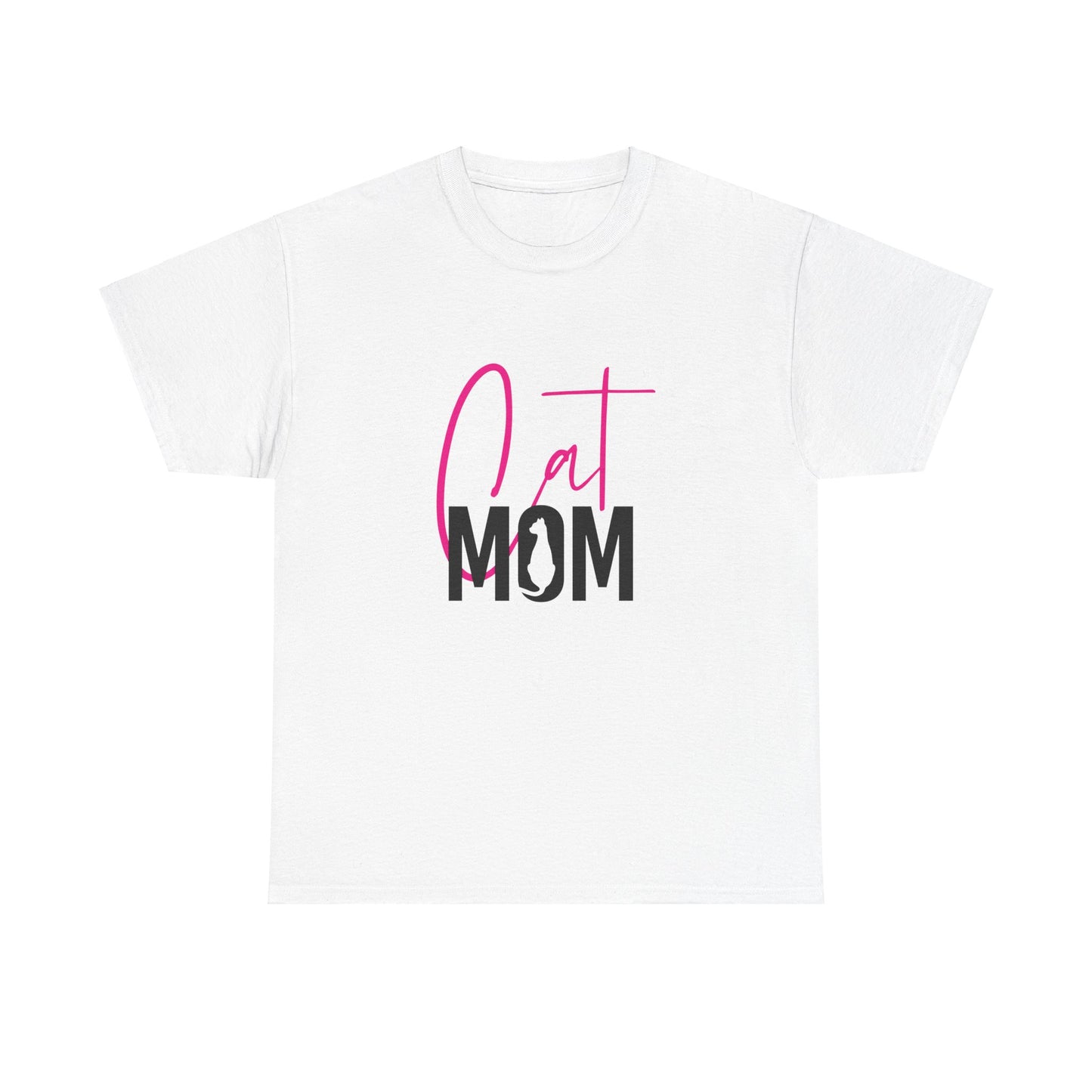 Women's Cat Mom Mama Mother Cute Graphic Novelty Tee