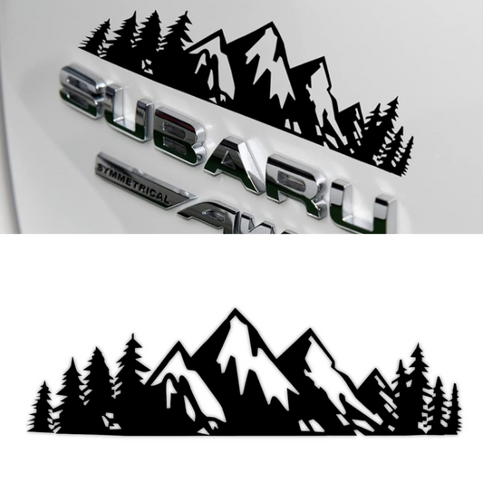 Outdoor Mountain Range Camping Off Road 5" 4x4 Vinyl Decal Sticker