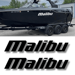 Malibu Boat Decals Vinyl High Quality New 60" - 2PC