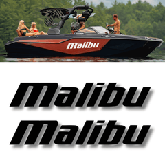 Malibu Boat Decals Vinyl High Quality New 60" - 2PC