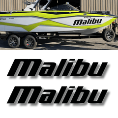 Malibu Boat Decals Vinyl High Quality New 60" - 2PC