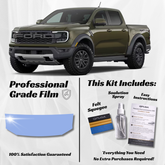 Ford Ranger Raptor (2024-2026) Partial Hood PPF Protection Kit - Pre-Cut