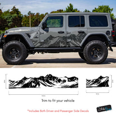 Mountain Truck Graphic Decal. Overland Vinyl Decal. #7085
