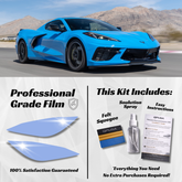 Chevrolet Corvette C8 (2020+) Headlight PPF Protection Kit - Pre-Cut