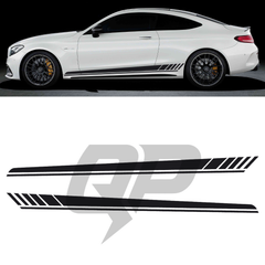 Mercedes Benz 2015-2021 C63 AMG Racing Side Stripe Decal