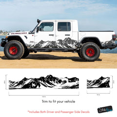 Mountain Truck Graphic Decal. Overland Vinyl Decal. #7085