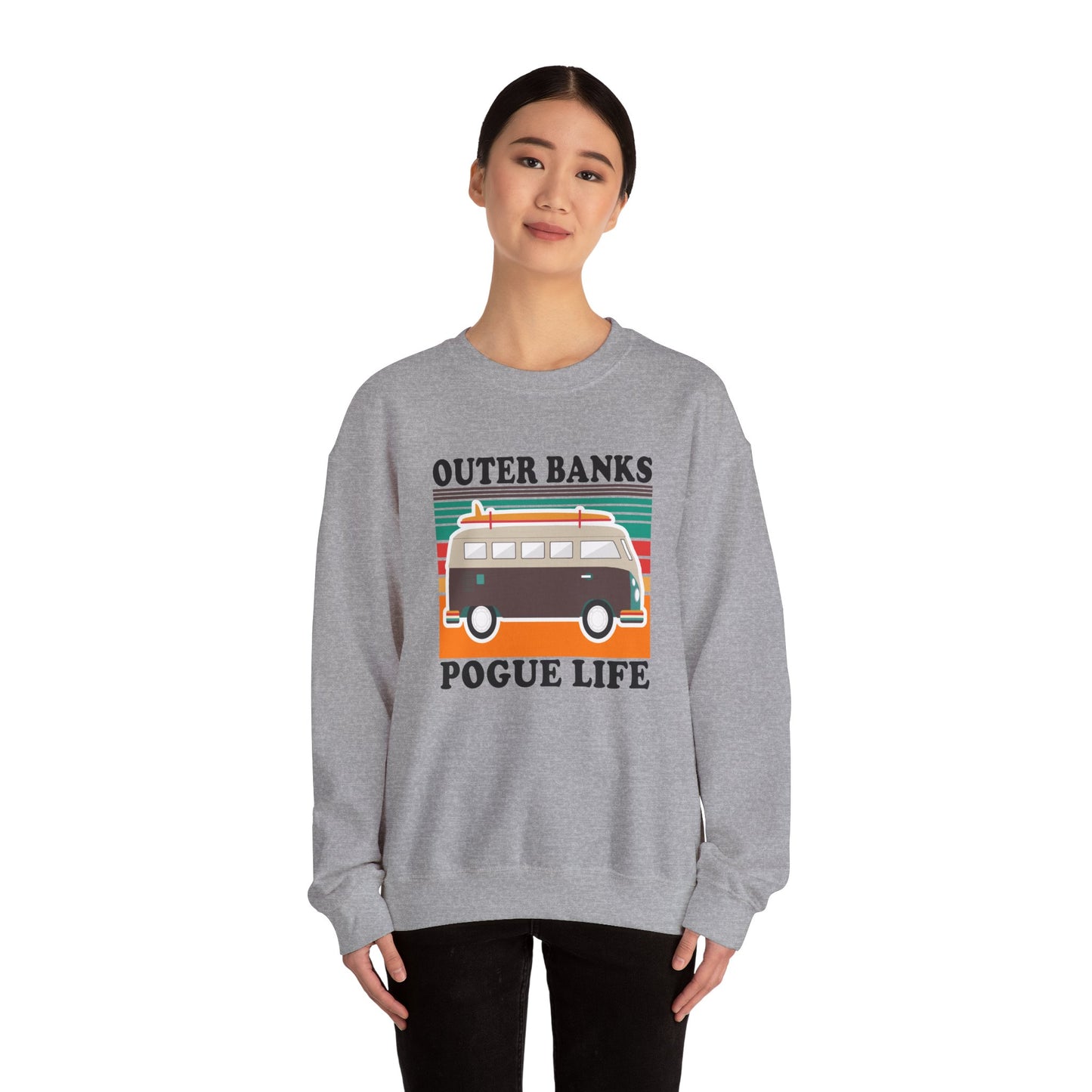 Pogue Life Outer Banks TV Show Unisex Heavy Crewneck Sweatshirt