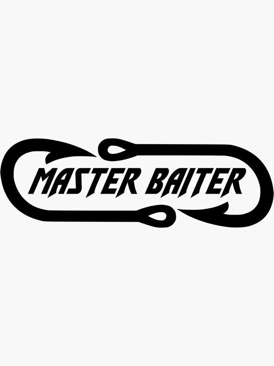 Funny Fishing 4" Master Baiter Vinyl Decal Sticker