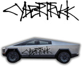 Tesla Cybertruck Decal Mockup