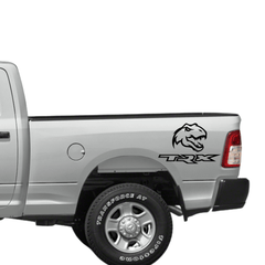 Dodge TRX T-Rex Vinyl Decal Truck Sticker – Sizes 6" to 45" – Weatherproof Dinosaur Graphic for Tailgate or Window