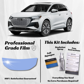 Audi Q4 e-tron (2022-2026) Partial Hood PPF Protection Kit - Pre-Cut