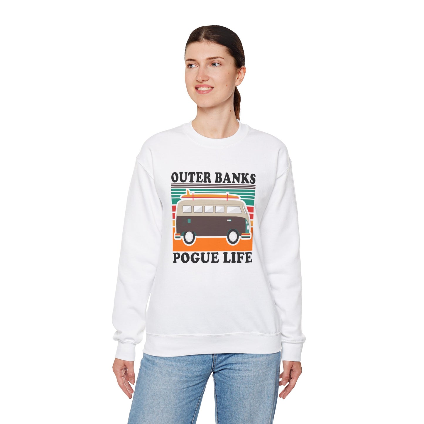 Pogue Life Outer Banks TV Show Unisex Heavy Crewneck Sweatshirt