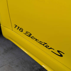 718 Boxster S Door Decal (x2)