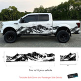 Mountain Truck Graphic Decal. Overland Vinyl Decal. #7085