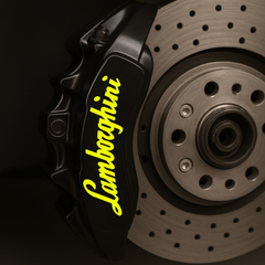 Lamborghini Logo Vinyl Decal for Performance Brake Calipers Kit