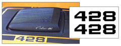 1970 Mustang Mach 1 428 Hood Decal Set