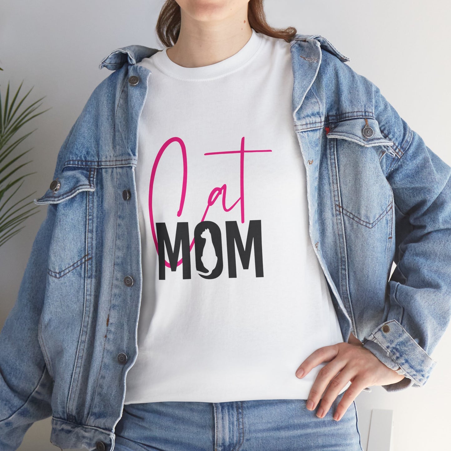 Women's Cat Mom Mama Mother Cute Graphic Novelty Tee