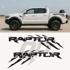 Ford Ranger Raptor Claw Scratch Style Fender Side Decal Graphic Set