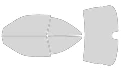Precut Window Tint Kit for Honda Civic Coupe (2001–2005) | UV Block & Privacy Film
