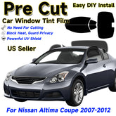 Precut Window Tint Kit for Nissan Altima Coupe (2007–2012) | UV Block & Privacy Film
