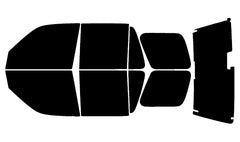 Precut Window Tint Kit for Honda CR-V (1997–2001) | UV Block & Privacy Film
