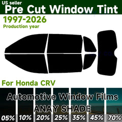 Precut Window Tint Kit for Honda CR-V (1997–2026) | UV Block & Privacy Film