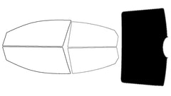 Precut Window Tint Kit for Hyundai Accent Sedan (1995–2023) | UV Block & Privacy Film