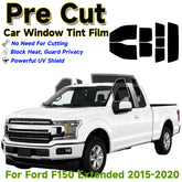 Precut Window Tint Kit for Ford F-150 Extended Cab (2015–2020) | UV Block & Privacy Film