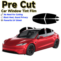 Precut Window Tint for Tesla Model 3 (2024–2026) | UV IR Heat Block