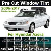 Precut Window Tint Kit for Hyundai Azera (2006–2017) | UV Block & Privacy Film