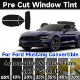 Precut Window Tint Kit for Ford Mustang Convertible (1994–2023) | UV Block & Privacy Film