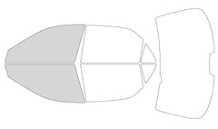 Precut Window Tint Kit for Honda Accord Sedan (2008–2012) | UV Block & Privacy Film