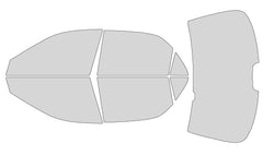 Precut Window Tint Kit for Honda Accord Sedan (2008–2012) | UV Block & Privacy Film