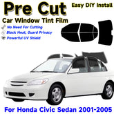 Precut Window Tint Kit for Honda Civic Sedan (2001–2005) | UV Block & Privacy Film