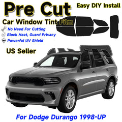 Precut Window Tint Kit for Dodge Durango (1998–2025) | UV Block & Privacy Film