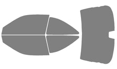 Precut Window Tint Kit for Honda Civic Coupe (2001–2005) | UV Block & Privacy Film