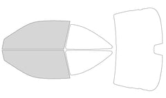 Precut Window Tint Kit for Honda Civic Coupe (2001–2005) | UV Block & Privacy Film
