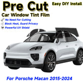 Precut Window Tint Kit for Porsche Macan (2015–2024) | UV Block & Privacy Film