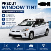 Precut Window Tint Kit for Toyota Prius (2010–2015) | UV-IR Block & Privacy Film