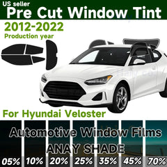 Precut Window Tint Kit for Hyundai Veloster (2012–2022) | UV Block & Privacy Film