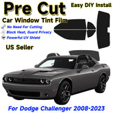 Precut Window Tint Kit for Dodge Challenger (2008–2023) | UV Block & Privacy Film