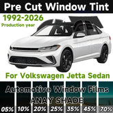 Precut Window Tint Kit for VW Jetta Sedan (1992–2026) | UV Block & Privacy Film