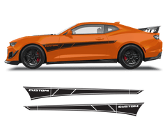 Franja gráfica lateral personalizada para Chevrolet Camaro
