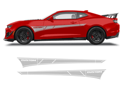 Franja gráfica lateral personalizada para Chevrolet Camaro