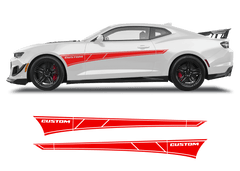 Chevrolet Camaro Side Custom Graphics Stripe