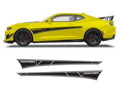 Franja gráfica lateral personalizada para Chevrolet Camaro