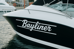 Retro Bayliner Side Hull Boat Decal - Set of 2