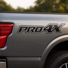 2X Decals 24" Vinyl Fits: Nissan Titan XD PRO 4X truck 2015 2019 PRO4X Stickers